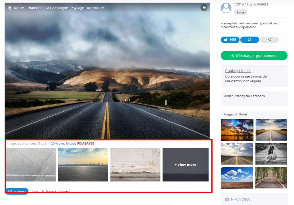 images sponsorisées iStock -20 % avec Pixabay20