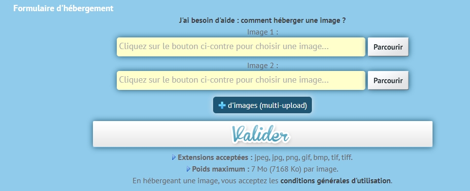 Exemple du site Zupimages