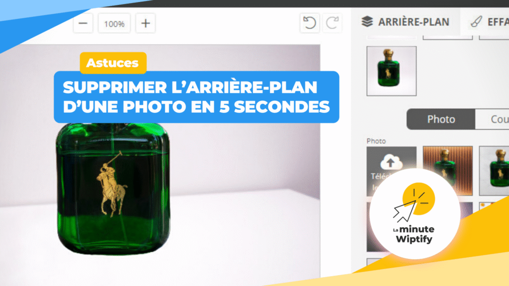 Supprimer l’arrière-plan d’une photo en 5 secondes